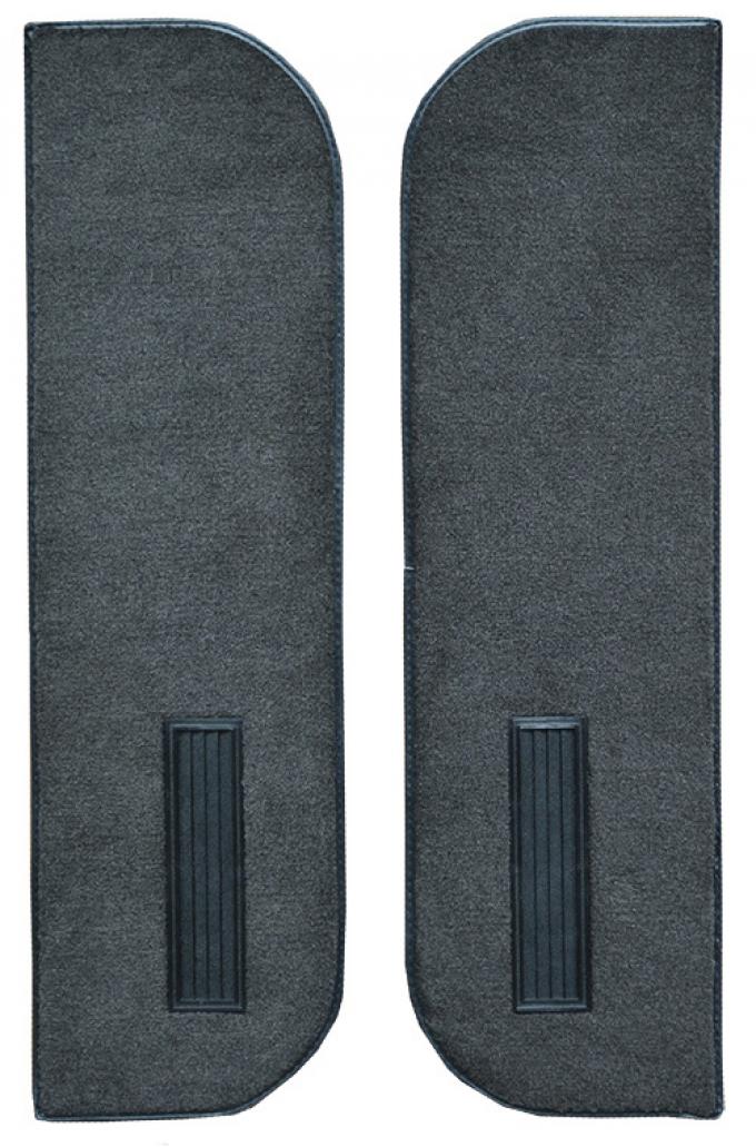 ACC 1987-1991 Chevrolet Blazer Door Panel Inserts on Cardboard w/Vents 2pc Cutpile Carpet