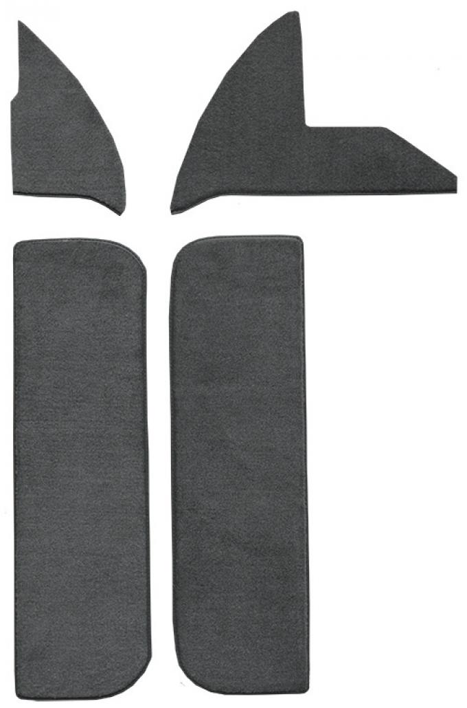 ACC 1974 Dodge W200 Pickup Door & Kick Panel Inserts with Cardboard Cutpile Carpet