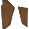 ACC 1988-1999 Chevrolet C1500 Kick Panel Inserts without Cardboard Cutpile Carpet