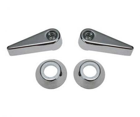 OER 1970 Mustang Seat Latch Handle and Bezel Kit 62622B