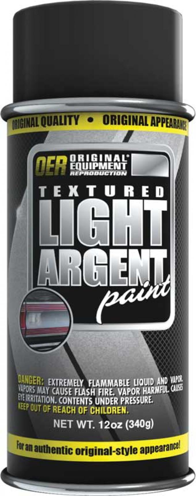 OER 1960-76 Mopar Textured Light Argent Silver Paint 16 Oz Aerosol Can K89182