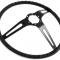 OER 1969-72 GM Custom Comfort Grip Steering Wheel With Black Spokes 153797