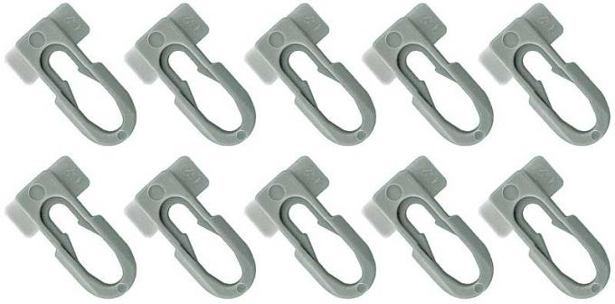 OER 1969-72 Chevrolet / GMC Truck Paint Divider Cab Molding Clip, 10 Piece Set *9838109K