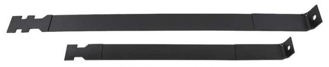 OER 1980-96 Ford F100, F150, F250, F350 Pickup Truck, Side Mount Gas Tank Straps, 19 Gallon Capacity, Pair TR9057D