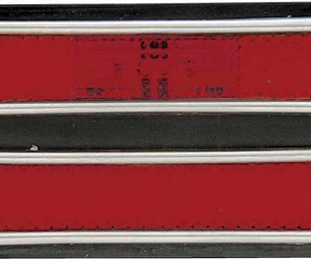 OER 1968-72 Chevrolet, GMC Truck, Side Marker Light, LED Conversion, With Stainless Steel Trim, Red Lens CP687202