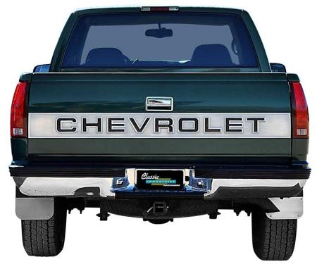 OER 1988-98 Chevrolet Pickup Truck, Rear Trim Panel, Tailgate Band, Fleetside 15569393