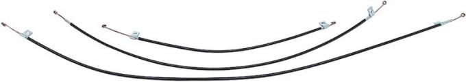 OER 1967-72 Chevrolet, GMC Truck, Heater Control Panel Cable Set, with AC, 3 Piece Set AP7210