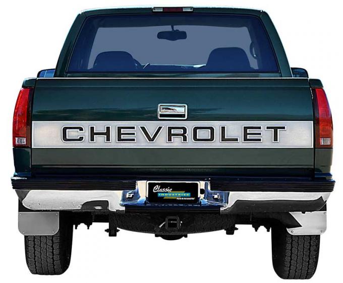 OER 1988-98 Chevrolet Pickup Truck, Rear Trim Panel, Tailgate Band, Fleetside 15569393