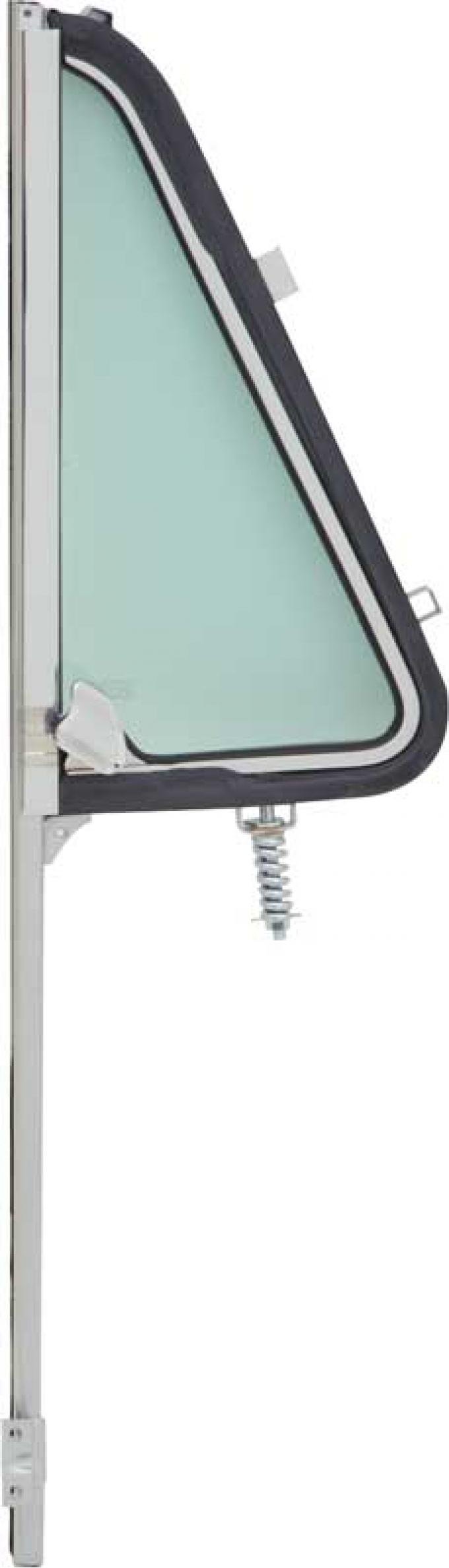 OER 1964-66 GM Truck Vent Window Assembly with Chrome Frame and Green Tinted Glass, LH CX4813T