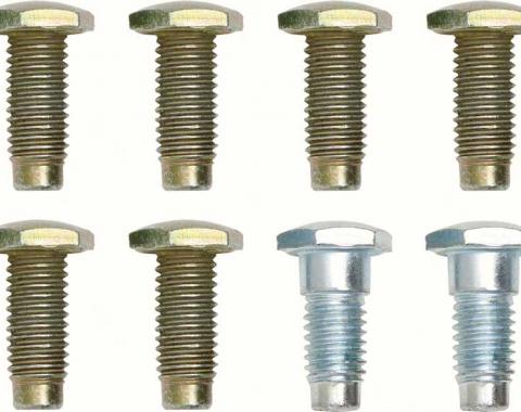 Redline Restomotive® 1967-1972 GM Car and Truck 8 Piece Seat Belt Bolt Set, for Vehicles with Lap Belts