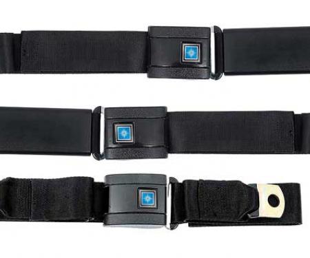 OER 1967-72 Chevrolet / GMC Truck, Seat Belt Set, Retractable RH and LH, Non-Retractable Center, 3-Piece *R197