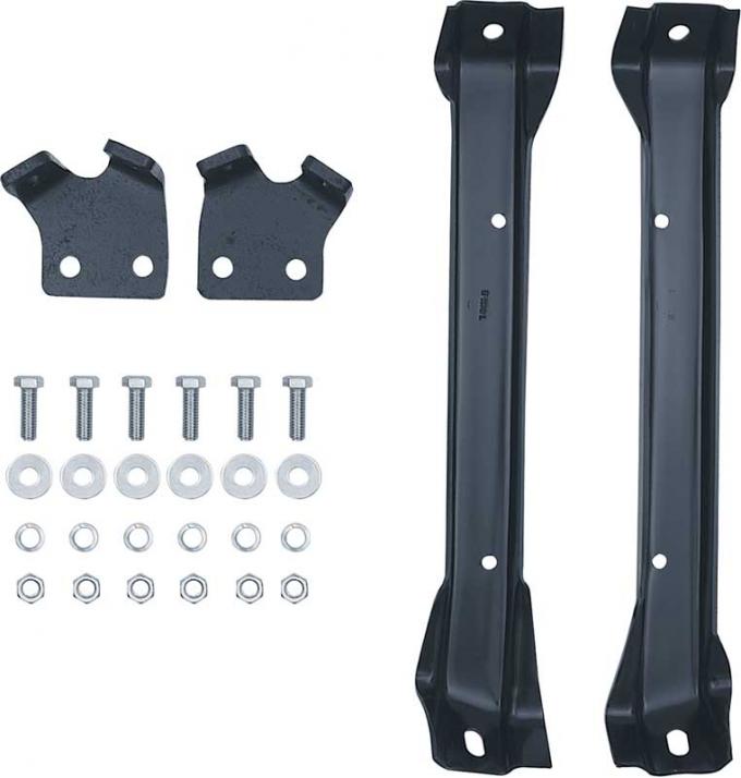 OER 1958-59 Chevrolet, GMC Pickup Truck, Front Bumper Bracket Set, with Hardware CX1599