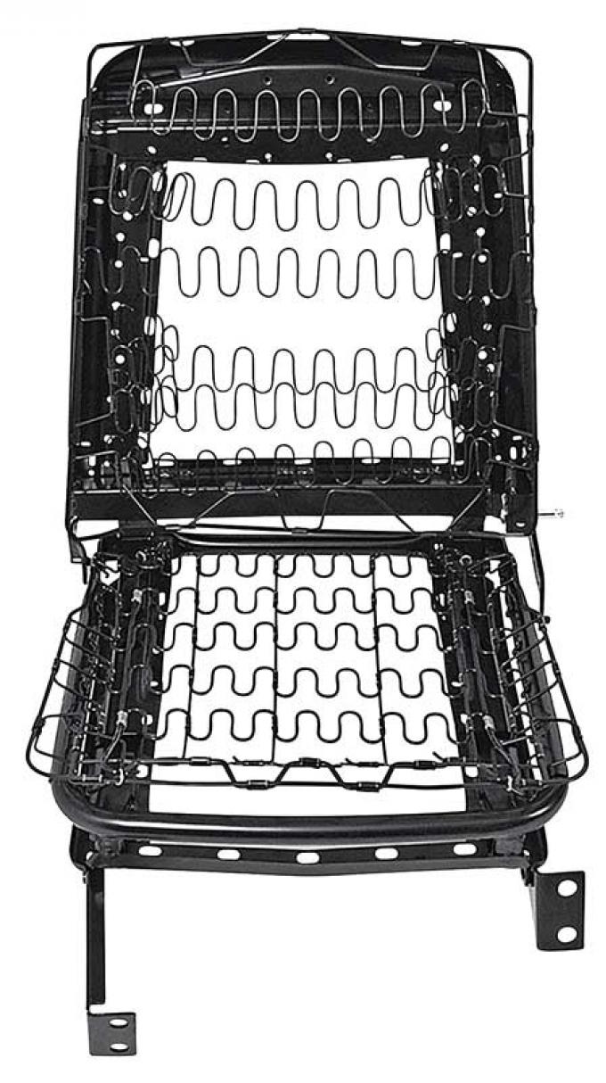 OER 1966-77 Bronco Seat Frame Assembly - Upper Seat Back / Bottom Seat Base / Tracks - LH TR61312B