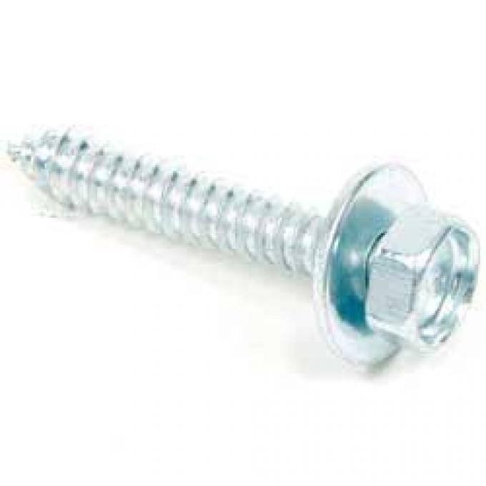 #14 X 1-1/2'' Hex Head Sems® Tapping Screw - Zinc