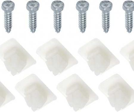 OER 1969-72 Chevrolet Pickup, Blazer, Jimmy, Suburban, Front Grill Inner Screw and Clip Set T1401