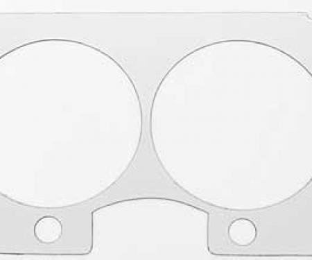 OER 1981-87 Chevrolet, GMC, Dash Bezel Insert, Brushed Aluminum, 1 Piece 17133