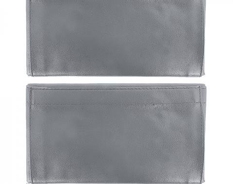 1980-91 Chevy, GMC Pickup, Blazer, Jimmy, Suburban, Interior Door Panel Pocket Set, Light Gray, Pair TL311103