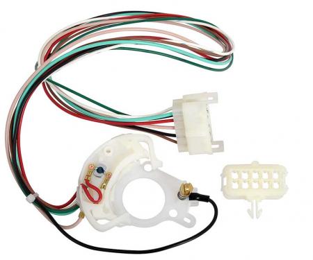 OER 1967-71 Dodge, Plymouth, Turn Signal Switch, w/o Tilt , 7 Wire Switch, A, B, E-Body, 1st Design 2857241