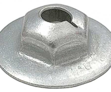 1/4-20 Washer Lock Nut 13/16'' O.D. 7/16'' Hex