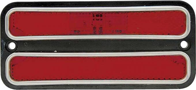 OER 1968-72 Chevrolet, GMC Truck, Side Marker Light, LED Conversion, With Stainless Steel Trim, Red Lens CP687202