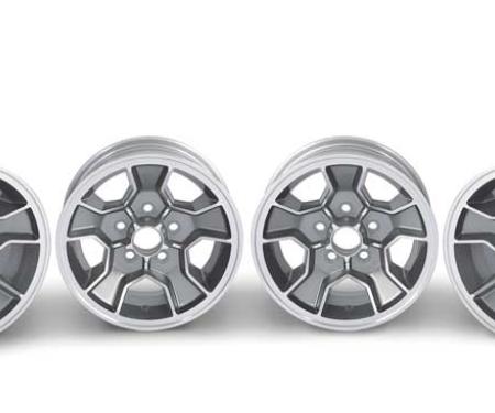 OER Z28 N90 Style 15" X 7" Aluminum Wheel 5 x 4-3/4" Bolt Pattern 4-1/4" Backspace - Set of 4 *R4422