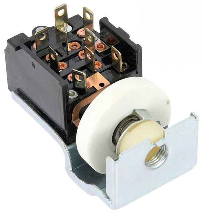 OER 1975-99 Mopar Headlamp Switch, 9-Terminal, With Ceramic Style Rheostat, Various Models MD9343