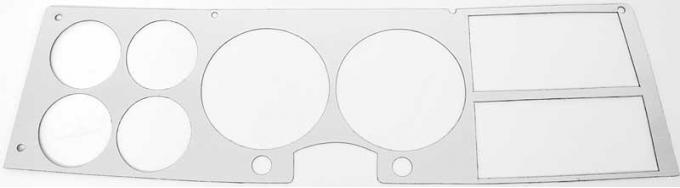 OER 1981-87 Chevrolet, GMC, Dash Bezel Insert, Brushed Aluminum, 1 Piece 17133