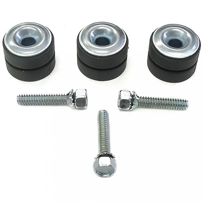 Redline Restomotive® 1963-1974 Windshield Wiper Motor Grommet Set with Hex Head Bolts