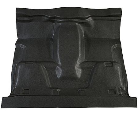 OER 1981-87 Chevrolet, GMC Pickup, Regular Cab, Molded Vinyl Flooring Kit, Vinyl, Standard Backing, Floor Shift, 4-Speed, 2WD/4WD, Black T3202201