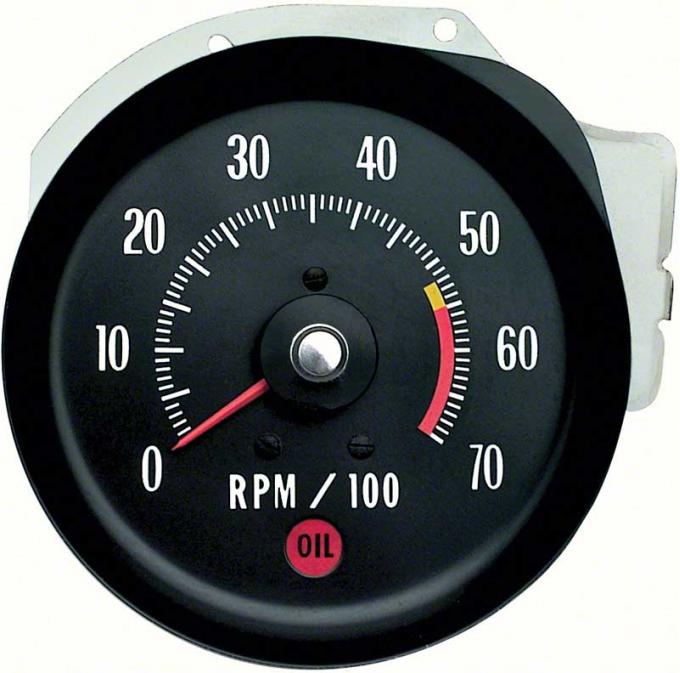 OER 1971-72 Chevelle/Monte Carlo Tachometer 5500 RPM Red Line 5657406