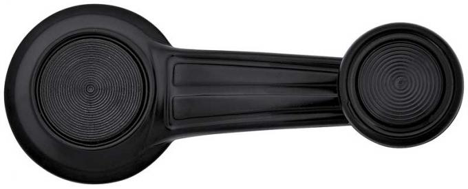 OER 1965-90 Door Window Crank Handle Black with Black Knob 748723