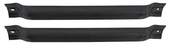 OER 1980-97 Ford F100, F150, F250, F350, Rear Mount Gas Tank Straps, 19 or 38 Gallon, Pair, EDP Coated TR9057B