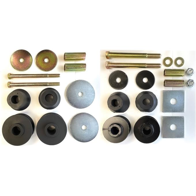 OER 1967-72 Chevrolet, GMC 1/2 Ton, 2wd, Cab Mounting Bushing and Hardware Set, Reproduction T71290