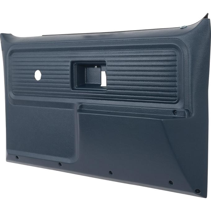 OER 1977-80 Chevrolet/GMC Truck, Blazer, Jimmy, Suburban, Front Door Panels, Custom, Custom Deluxe, Cheyenne Style, Blue TL310602