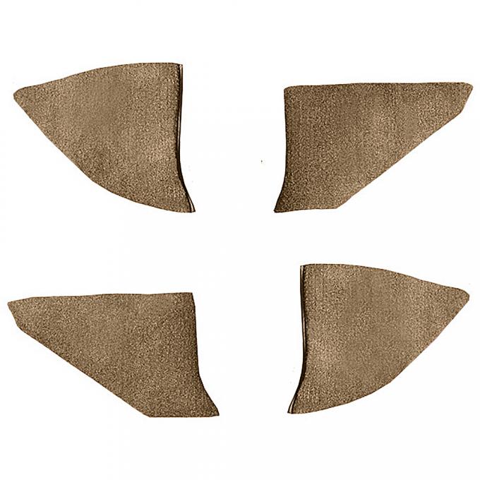 OER 1973-91 Chevrolet/GMC Truck, Carpet Kick Panel Inserts w/o Cardboard, Cutpile, Saddle T1549118