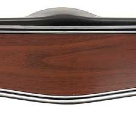 OER 1969-70 Cherrywood Steering Wheel Shroud With Silver Trim 3972735