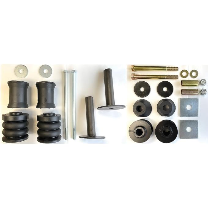 OER 1967-72 Chevrolet K10, C/K20, GMC K15, C/K25, Cab Mounting Bushing and Hardware Set, Reproduction T71291