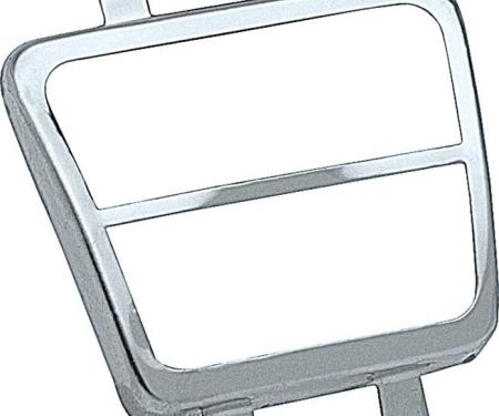 Chevy Truck Pedal Cover Trim, Stainless Steel, Parking Brake,1969-1972