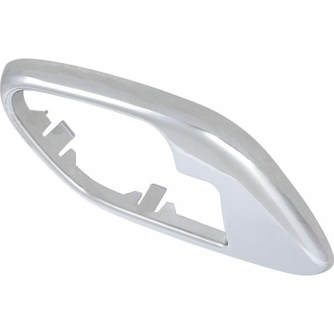 OER 1995-02 Chevrolet / GMC Truck with Manual Locks Inner Door Handle Bezel - Chrome, LH 748573