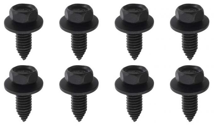 OER 1967-72 Chevy/GMC Truck, Bolt Set, Black Phosphate, For Bench Seat Installation, 8-Pieces TL3175