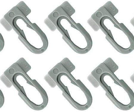 OER 1969-72 Chevrolet / GMC Truck Paint Divider Cab Molding Clip, 10 Piece Set *9838109K