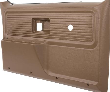 OER 1977-80 Chevrolet/GMC Truck, Blazer, Jimmy, Suburban, Front Door Panels, Custom, Custom Deluxe, Cheyenne Style, Saddle TL310605