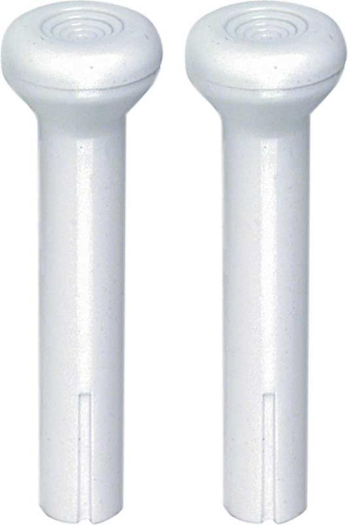 OER 1968-86 GM, Door Lock Knobs, Standard Interior, Smooth Design, Off White, Pair CLK810