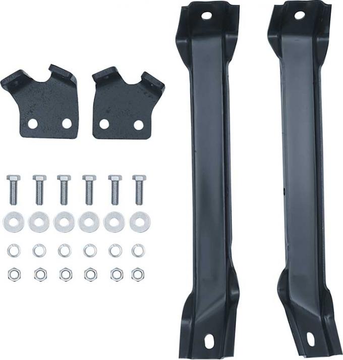 OER 1955-57 Chevrolet, GMC Truck, Front Bumper Bracket Set, with Hardware CX1598