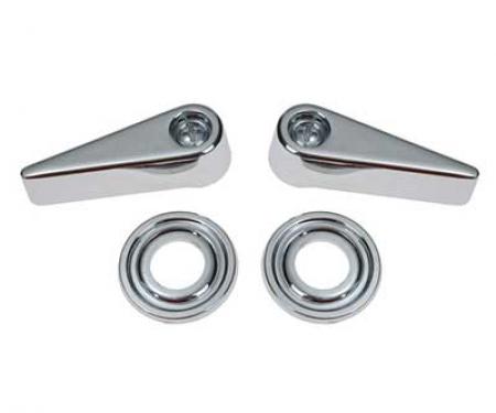 OER 1968-69 Mustang Seat Latch Handle and Bezel Kit 62622A