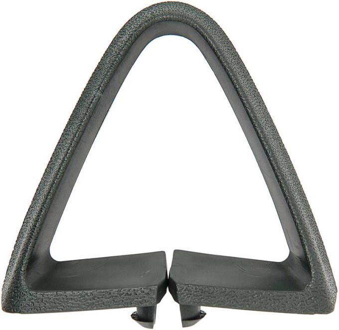 OER 1974-81 Bucket Seat Belt Guide, Triangle , Dark Green 9691911